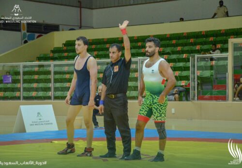 لقطات من عملية الميزان لمنافسات تجارب الأداء لـ دورة الألعاب السعودية في الدمام